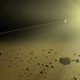 Uno de los exoplanetas con anillos descubierto por Kepler. Ilustración: NASA / JPL